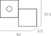 Applique-Moderna-2-Moduli-Eccentric-Metallo-Foglia-Rame-1-Luce-Gx53