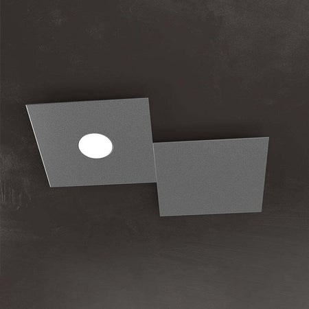 Applique-Moderna-2-Moduli-Eccentric-Metallo-Grigio-Antracite-1-Luce-Gx53