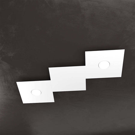 Applique-Moderna-3-Moduli-Eccentric-Metallo-Bianco-2-Luci-Gx53