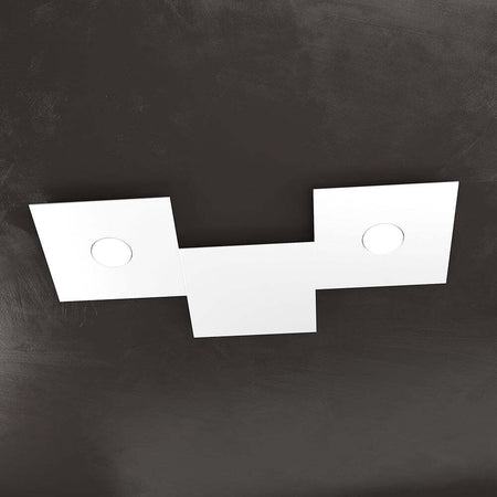 Applique-Moderna-3-Moduli-Eccentric-Metallo-Bianco-2-Luci-Gx53