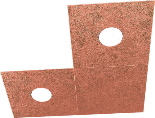 Applique-Moderna-3-Moduli-Eccentric-Metallo-Foglia-Rame-2-Luci-Gx53