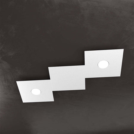 Applique-Moderna-3-Moduli-Eccentric-Metallo-Grigio-2-Luci-Gx53