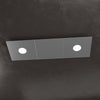 Applique-Moderna-3-Moduli-Eccentric-Metallo-Grigio-Antracite-2-Luci-Gx53