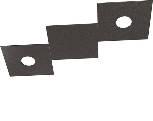 Applique-Moderna-3-Moduli-Eccentric-Metallo-Marrone-2-Luci-Gx53