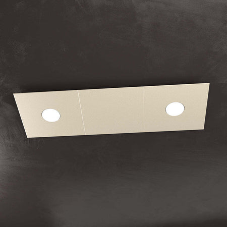 Applique-Moderna-3-Moduli-Eccentric-Metallo-Sabbia-2-Luci-Gx53