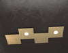 Applique-Moderna-4-Moduli-Eccentric-Metallo-Foglia-Oro-2-Luci-Gx53