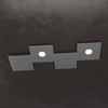 Applique-Moderna-4-Moduli-Eccentric-Metallo-Grigio-Antracite-2-Luci-Gx53