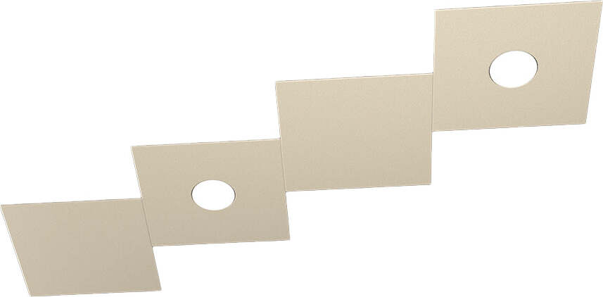 Applique-Moderna-4-Moduli-Eccentric-Metallo-Sabbia-2-Luci-Gx53