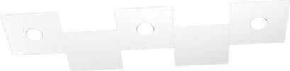 Applique-Moderna-5-Moduli-Eccentric-Metallo-Bianco-3-Luci-Gx53