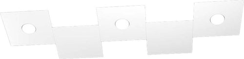 Applique-Moderna-5-Moduli-Eccentric-Metallo-Bianco-3-Luci-Gx53