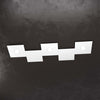 Applique-Moderna-5-Moduli-Eccentric-Metallo-Bianco-3-Luci-Gx53