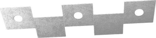 Applique-Moderna-5-Moduli-Eccentric-Metallo-Foglia-Argento-3-Luci-Gx53