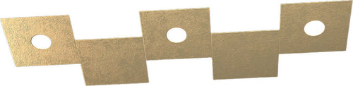 Applique-Moderna-5-Moduli-Eccentric-Metallo-Foglia-Oro-3-Luci-Gx53