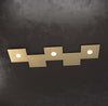 Applique-Moderna-5-Moduli-Eccentric-Metallo-Foglia-Oro-3-Luci-Gx53