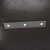 Applique-Moderna-5-Moduli-Eccentric-Metallo-Grigio-Antracite-3-Luci-Gx53