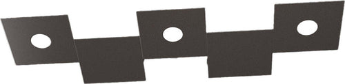 Applique-Moderna-5-Moduli-Eccentric-Metallo-Marrone-3-Luci-Gx53