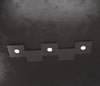 Applique-Moderna-5-Moduli-Eccentric-Metallo-Marrone-3-Luci-Gx53