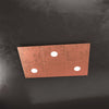 Applique-Moderna-6-Moduli-Eccentric-Metallo-Foglia-Rame-3-Luci-Gx53