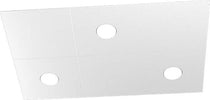 Applique-Moderna-6-Moduli-Eccentric-Metallo-Grigio-3-Luci-Gx53