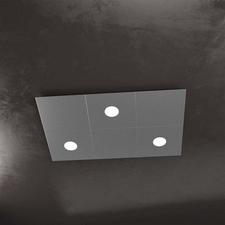 Applique-Moderna-6-Moduli-Eccentric-Metallo-Grigio-Antracite-3-Luci-Gx53