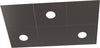Applique-Moderna-6-Moduli-Eccentric-Metallo-Marrone-3-Luci-Gx53