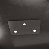 Applique-Moderna-6-Moduli-Eccentric-Metallo-Marrone-3-Luci-Gx53