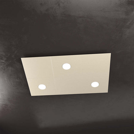 Applique-Moderna-6-Moduli-Eccentric-Metallo-Sabbia-3-Luci-Gx53