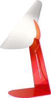 Applique-Moderna-A-1-Luce-Calle-In-Polilux-Rosso-Fluorescente-Made-In-Italy