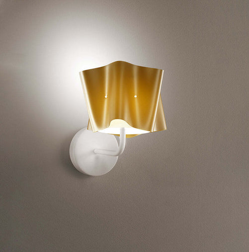 Applique-Moderna-A-1-Luce-Folio-In-Polilux-Oro-Made-In-Italy