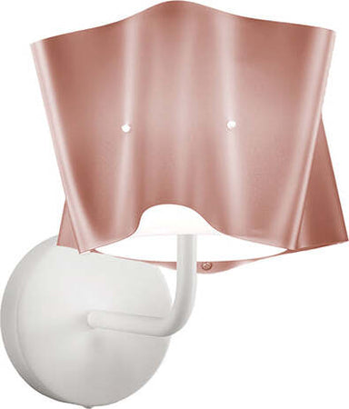 Applique-Moderna-A-1-Luce-Folio-In-Polilux-Rosa-Metallico-Made-In-Italy