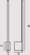 Applique-Moderna-Ago-Metallo-Bianco-Led-12W