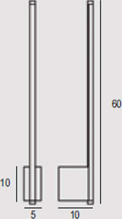 Applique-Moderna-Ago-Metallo-Bianco-Led-12W