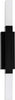 Applique-Moderna-Alcudia-Alluminio-Nero-2-Luci-Led-5,5W