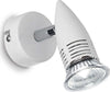 Applique-Moderna-Alfa-Metallo-Bianco-1-Luce-Gu10-7W-3000K-Luce-Calda