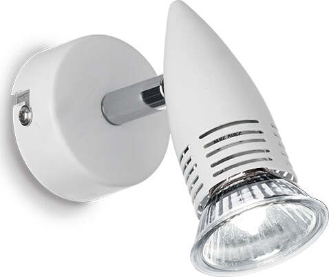 Applique-Moderna-Alfa-Metallo-Bianco-1-Luce-Gu10-7W-3000K-Luce-Calda