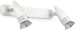 Applique-Moderna-Alfa-Metallo-Bianco-2-Luci-Gu10-7W-3000K-Luce-Calda