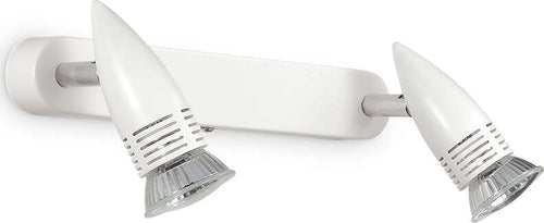 Applique-Moderna-Alfa-Metallo-Bianco-2-Luci-Gu10-7W-3000K-Luce-Calda
