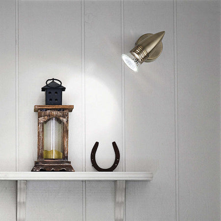 Applique-Moderna-Alfa-Metallo-Ottone-Brunito-1-Luce-Gu10-7W-3000K
