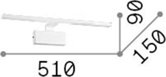 Applique-Moderna-Alma-Metallo-Cromo-Led-12,5W-3000K-Luce-Calda