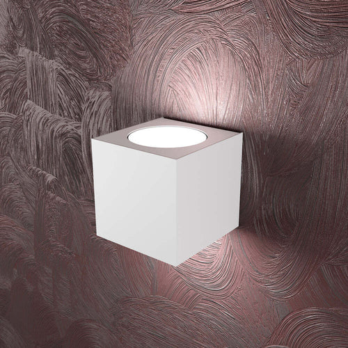 Applique-Moderna-Area-Metallo-Bianco-2-Luci-Gx53