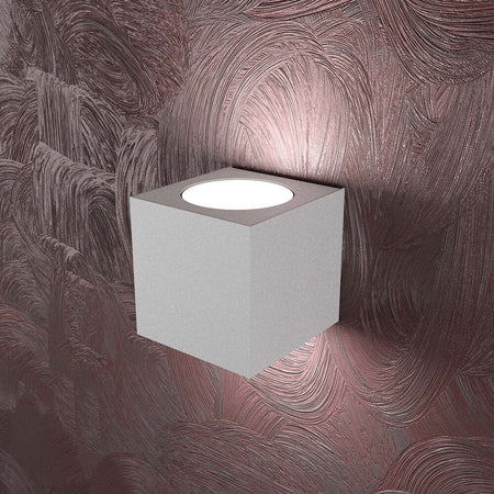 Applique-Moderna-Area-Metallo-Grigio-2-Luci-Gx53