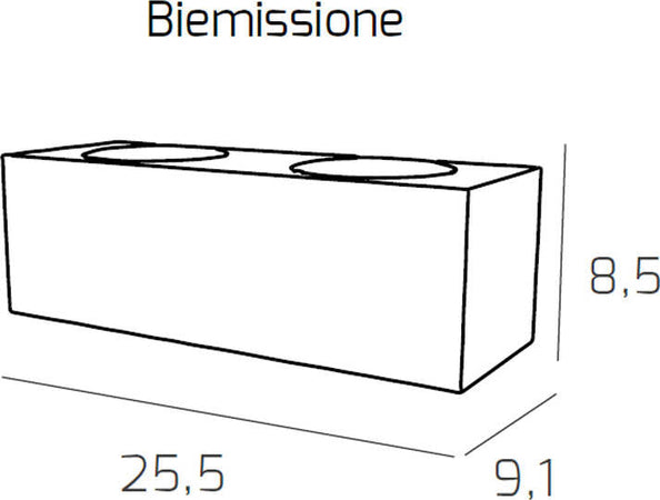 Applique-Moderna-Area-Metallo-Grigio-Metallo-4-Luci-Gx53
