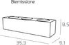 Applique-Moderna-Area-Metallo-Grigio-Metallo-6-Luci-Gx53