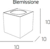 Applique-Moderna-Area-Metallo-Sabbia-2-Luci-Gx53