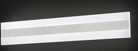 Applique-Moderna-Bend-Metallo-Bianco-Led-Luce-Calda-60Cm