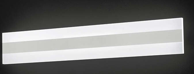 Applique-Moderna-Bend-Metallo-Bianco-Led-Luce-Naturale-60Cm