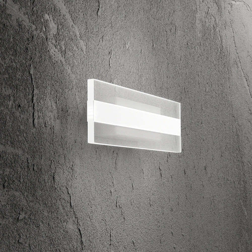 Applique-Moderna-Bend-Metallo-Bianco-Opaco-Led-Luce-Naturale-35Cm