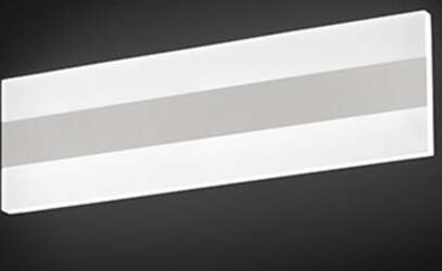 Applique-Moderna-Bend-Metallo-E-Alluminio-Bianco-Opaco-Led-Luce-Naturale-35Cm