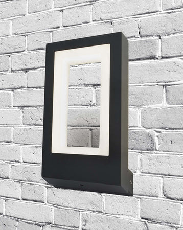 Applique-Moderna-Berlino-Alluminio-Grigio-Policarbonato-Bianco-Led-11W-4000K