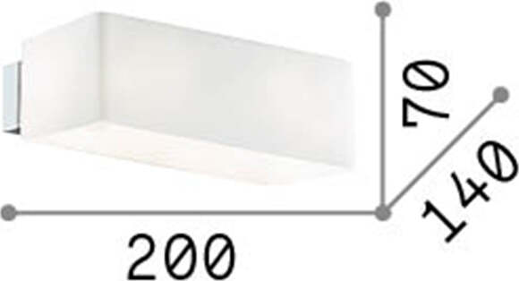 Applique-Moderna-Box-Metallo-Nero-2-Luci-G9-3W-3000K-Luce-Calda